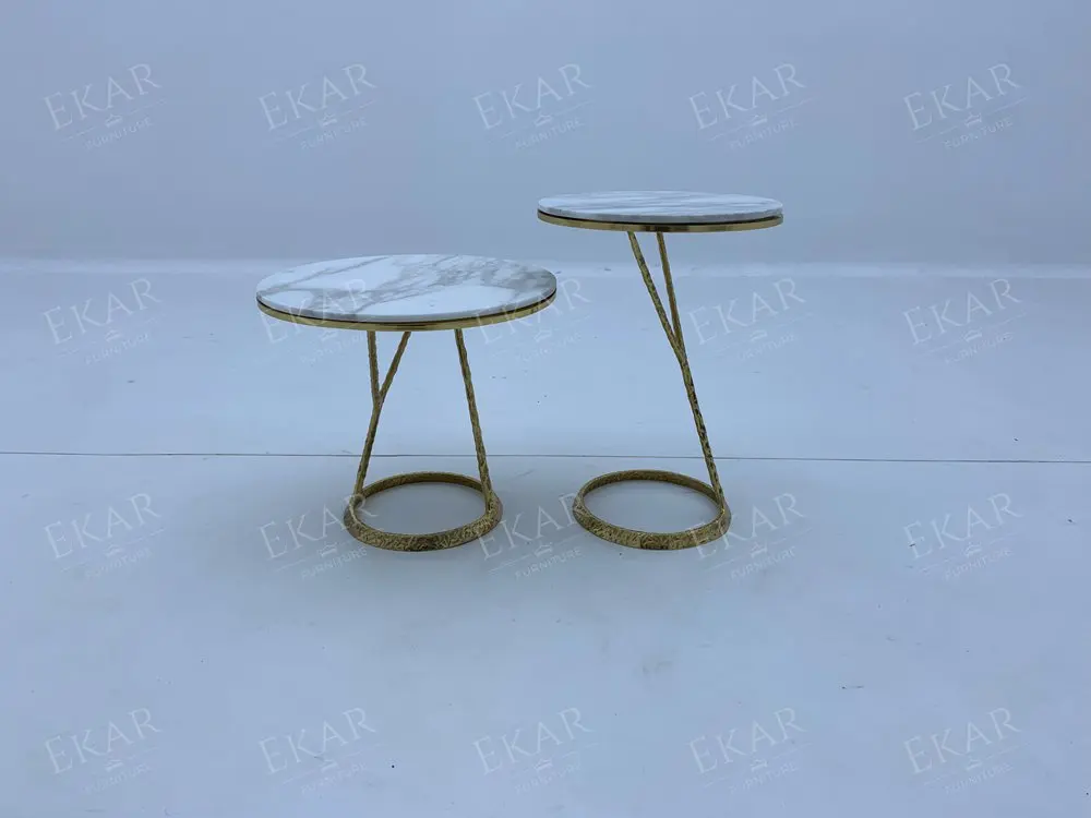 product modern luxury forged marble table with polished brass and matte gold finish base console tables for living room home furniture-69