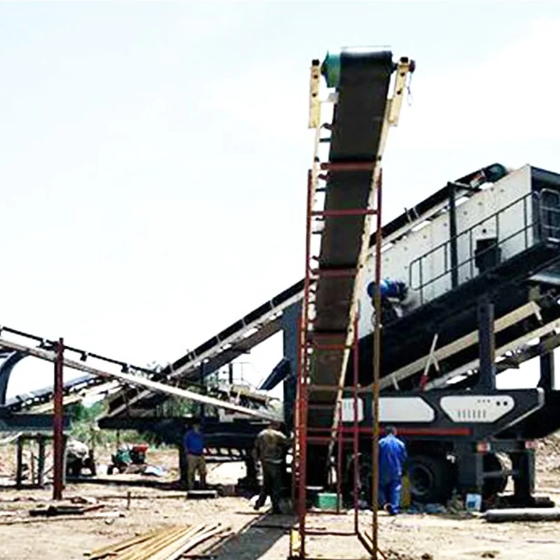 Belt Conveyor Model B-650 for Transporting Sand, Customizable Stone Aggregate Belt Conveyor Machine Price List