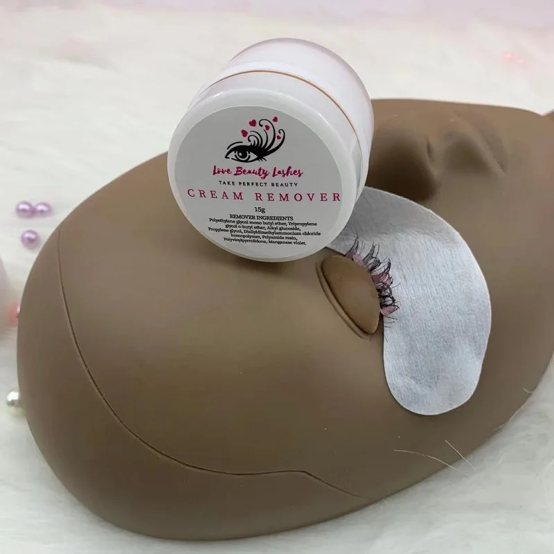 Индивидуальный Логотип, средство для наращивания ресниц, корейский MSDS, сертифицированный гель для удаления ресниц, 15 г, частная этикетка