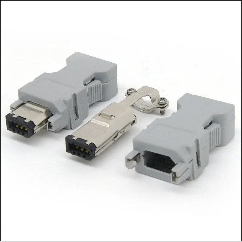 SM-6P IEEE1394 Plug CN3 Server 6core Encoder Head Male Connector 55100-0670 for Delta Cable