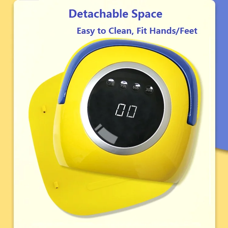 Professional 72w Wireless Dual Light Source Sun Uv Nail Lamp