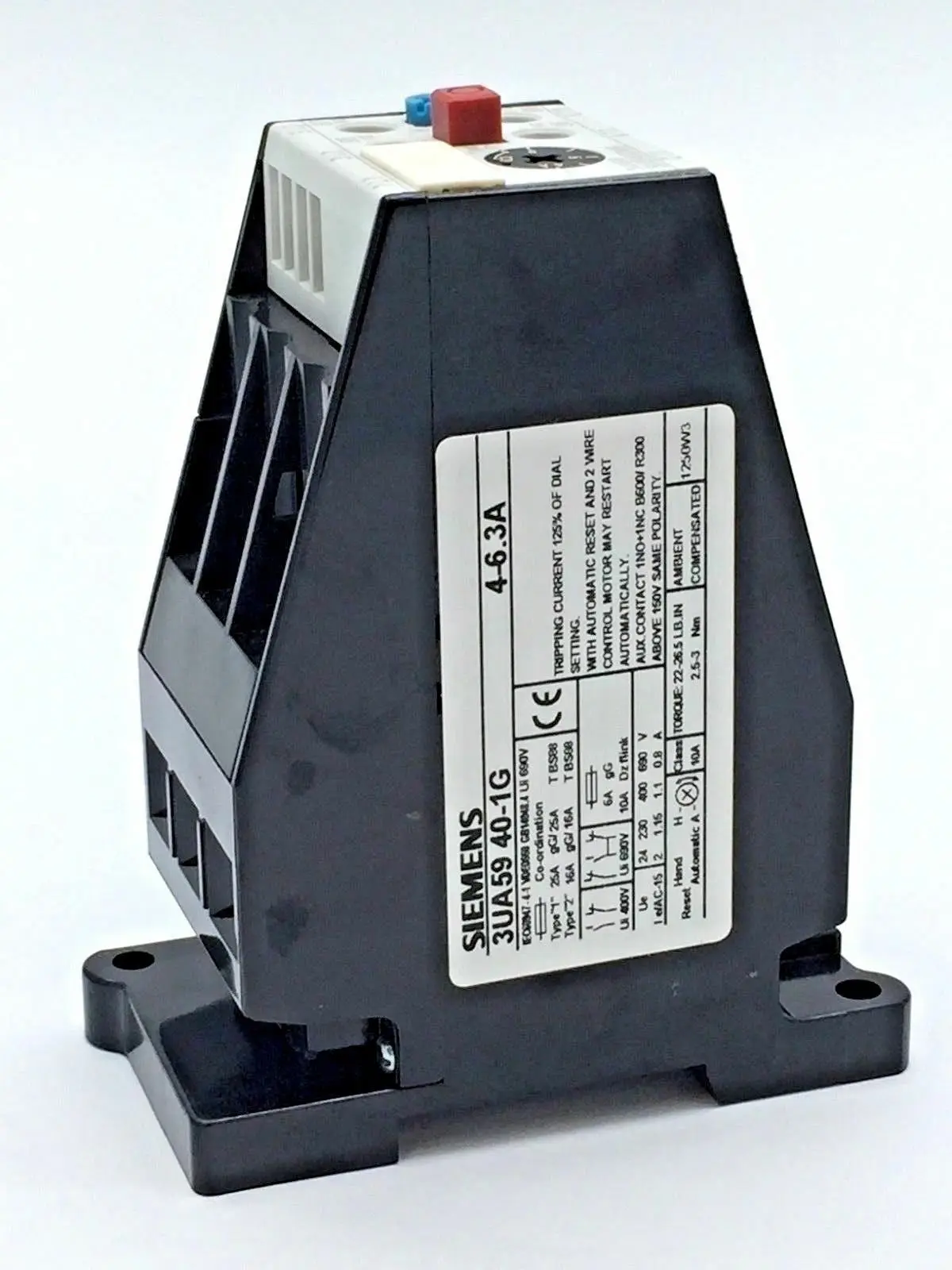 Thermal Overload Relay Thermal Relay 3UA59 40-1G 4-6.3A for Siemens