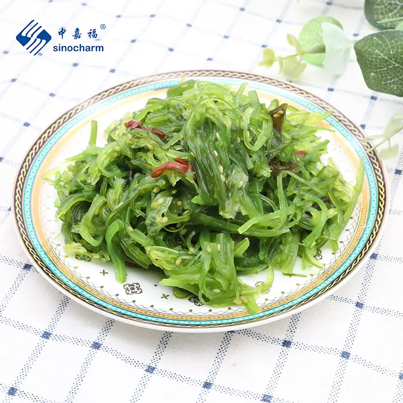 Sinocharm Haccp Frozen Salted Wakame Seaweed Sesame 500g Retail Package