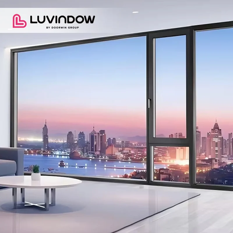 Hot Sale Modern Minimal Hese Aluminum Windows AS2047 European Tilt and Turn Window