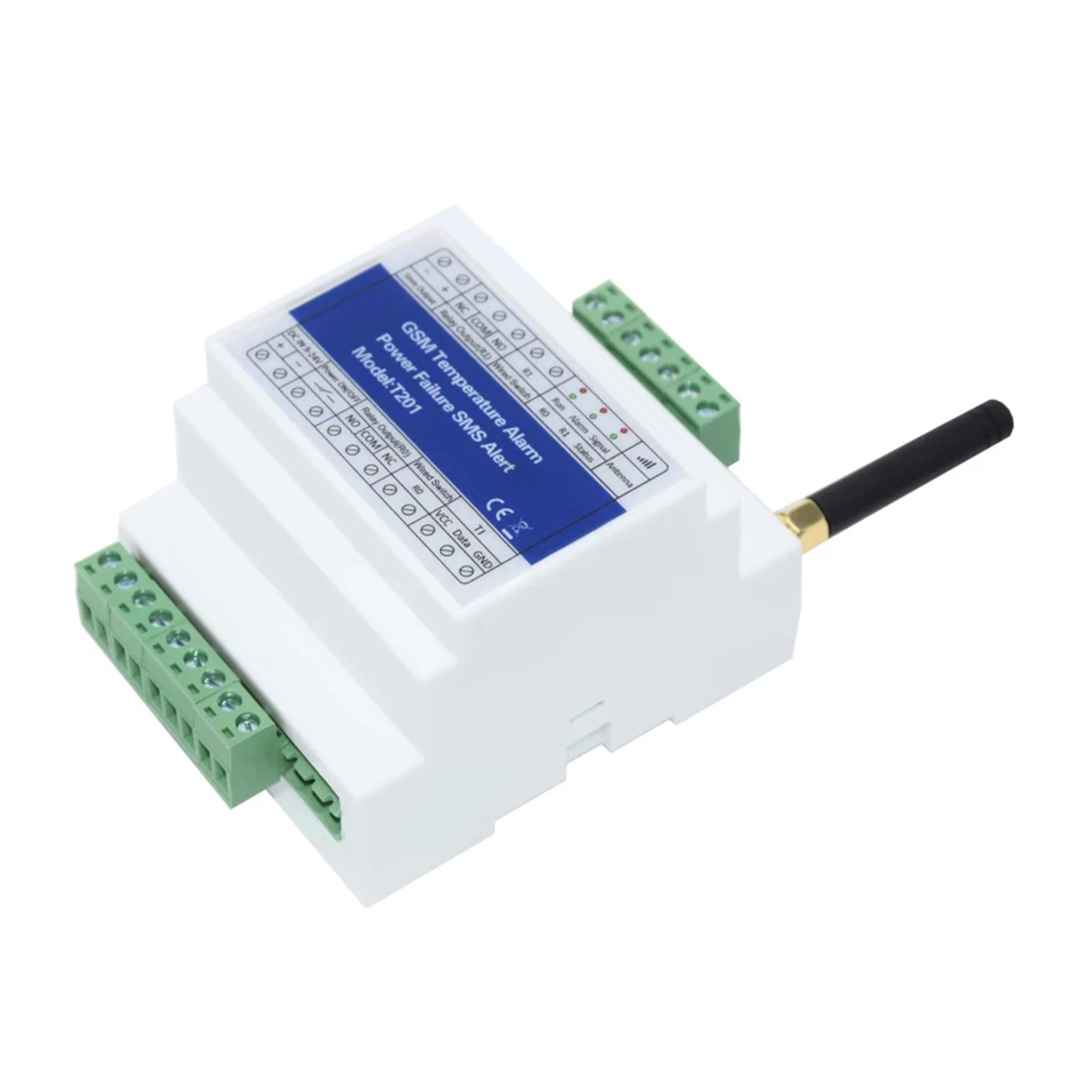 T201 GSM Temperature Alarm Access Controller Power Failure SMS Alert Remote Relay Switch Power Status Monitoring for Alarm