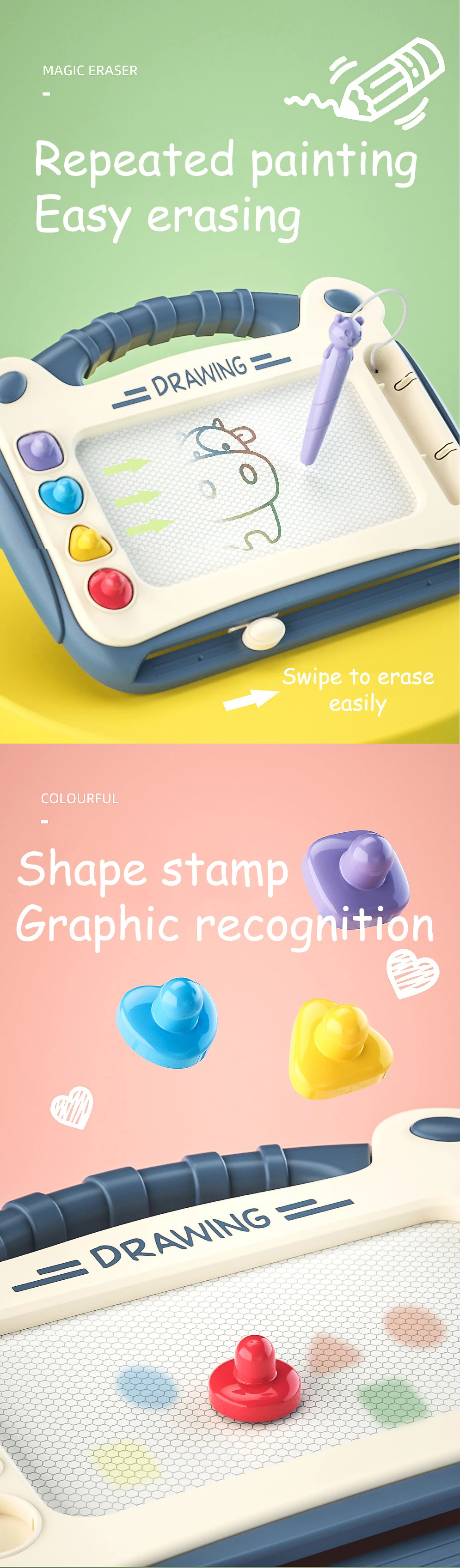 Colorful Graffiti Painting Writing Board Enlightenment