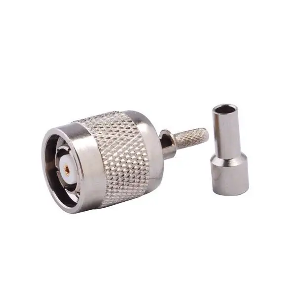 TNC Male Connector for RF Applications for RG58 RG400 with 50ohm Impedance