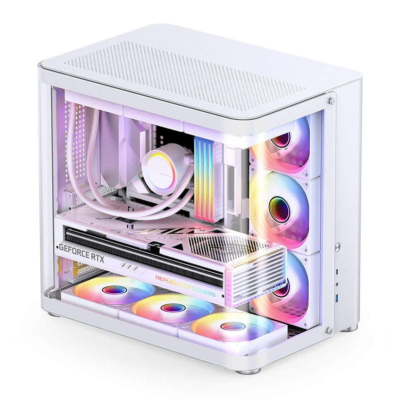 New Arrival Case Jonsbo Tk-2 2.0 Black/white Tower Case Pc Gaming Case ...