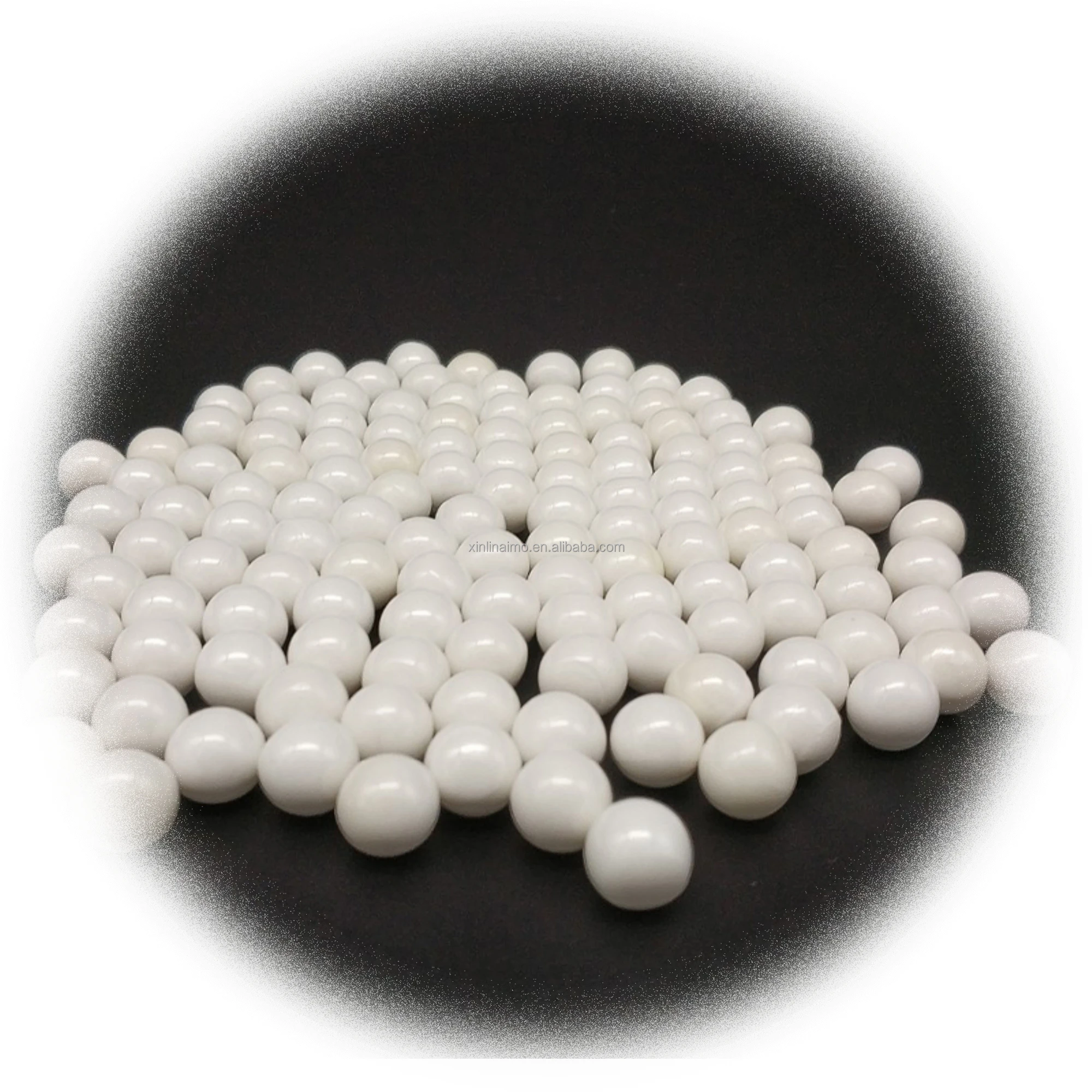 High Purity Zirconium Oxide 95% ZrO2 Ceramic Beads ODM