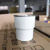 Frosted white step cup
