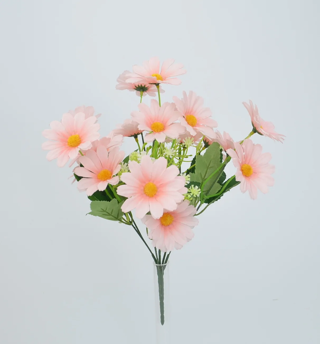 6 Mazzi Di Margherite Artificiali In Seta | Fiori Finti Per Vaso, 33 Cm, Colorati, Per Interni Ed Esterni