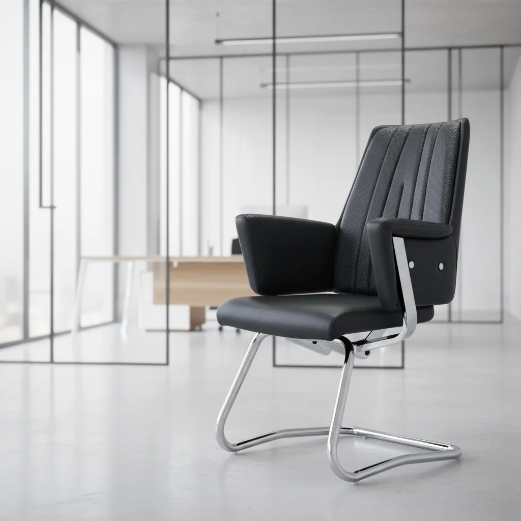 Modern Ergonomic PVC Leather Executive Chair with Adjustable Height 3
