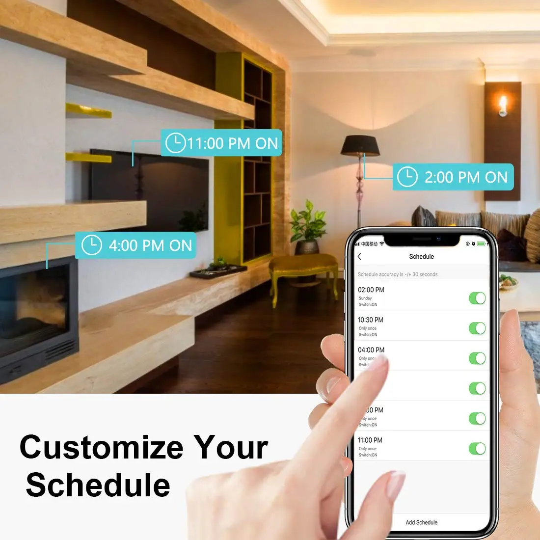 Smart Home Mini Socket WiFi Outlet 10A 16A Standard Compatible with Alexa Google Assistant Voice Control Smart Plugs Usa Wifi