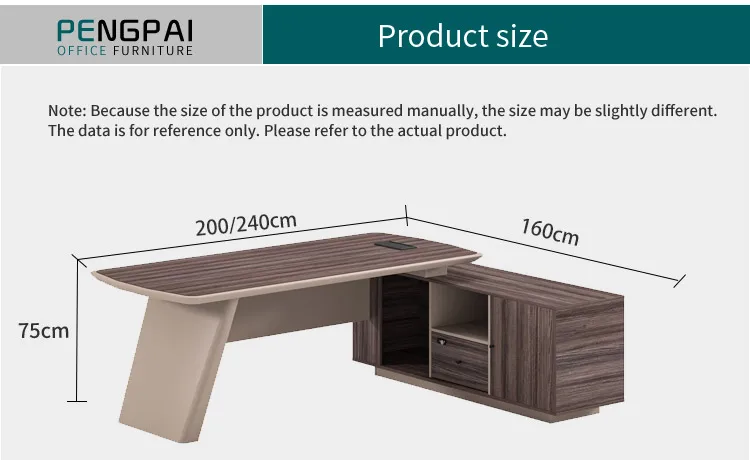 Wholesale modern commercial furniture wooden office table executive l shaped corner office desk