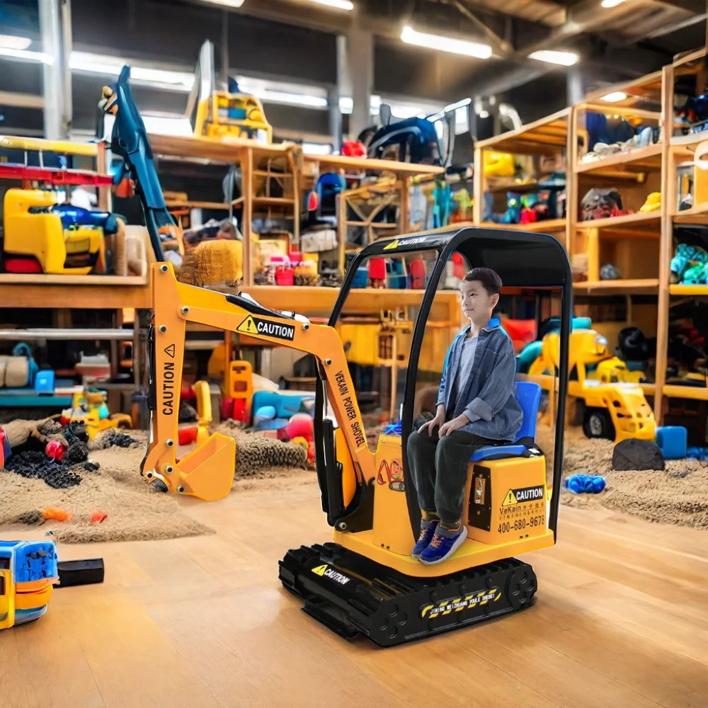 Factory Price Game Coins Sandbox Digging Machine Children Toy Excavators for Amusement