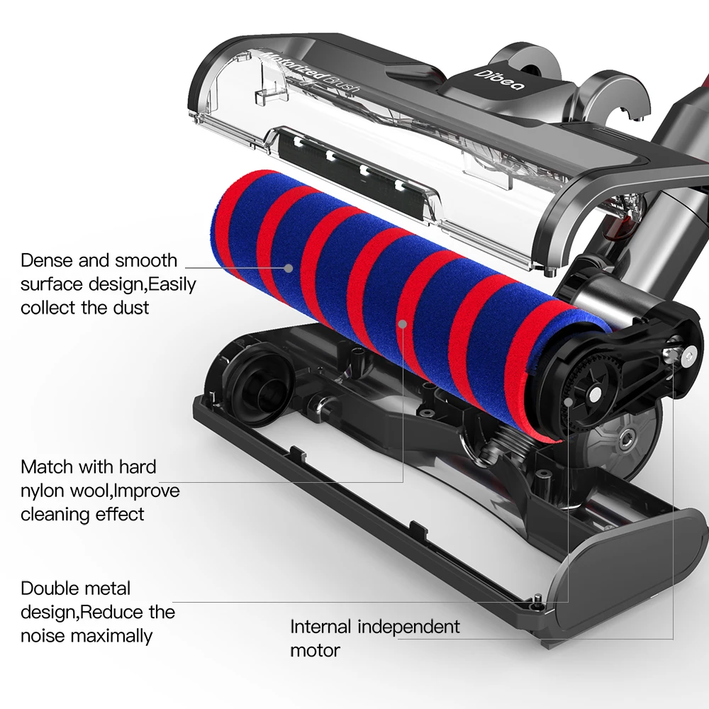 Dibea G22 500w 28 Kpa 4 In 1 Vacuum Cleaner Rechargeable Home Wireless