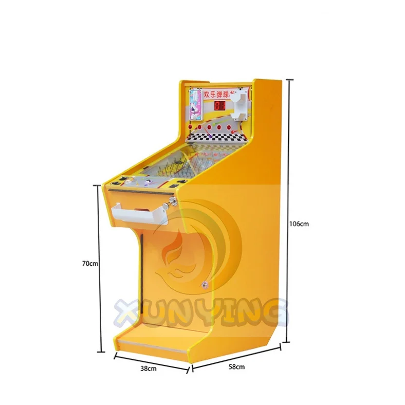 Coin Operated Lottery Games Ticket Redemption Shooting Ball Mechanical 5 Balls Arcade Pinball Vending Machine