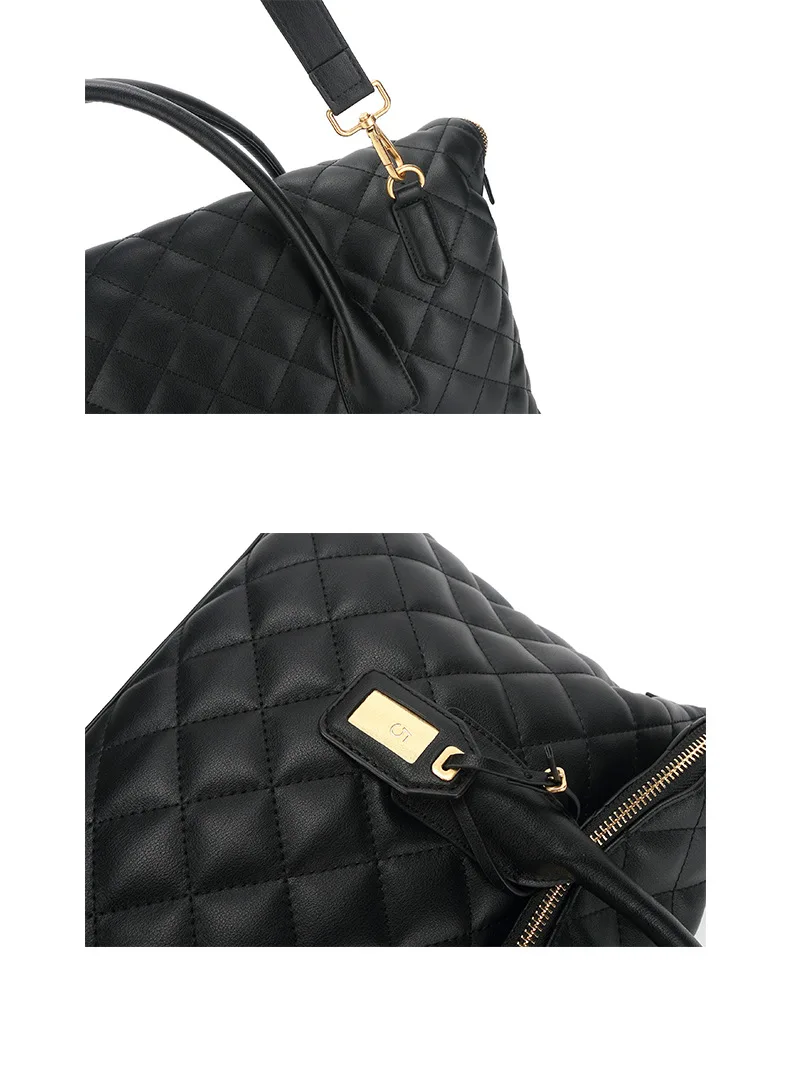 Brand Name Bag Blank Label Luxury Genuine Leather Large Handbag For