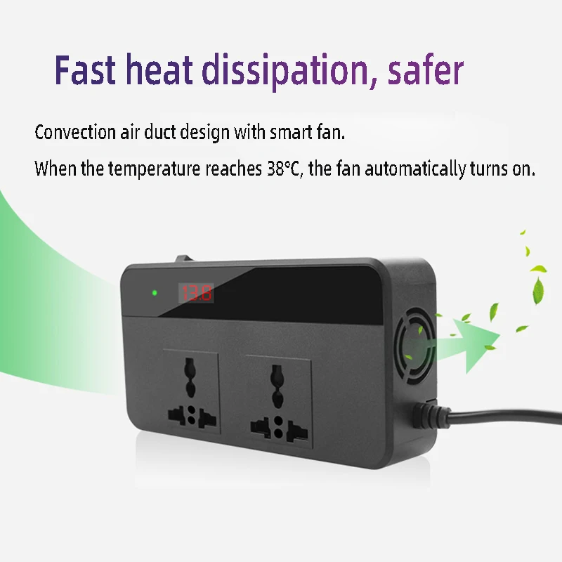 D-TAP Spring Cabel to Power Inverter 4*USB Port Intelligently Recognizes The Output Current Independent Digital Display factory