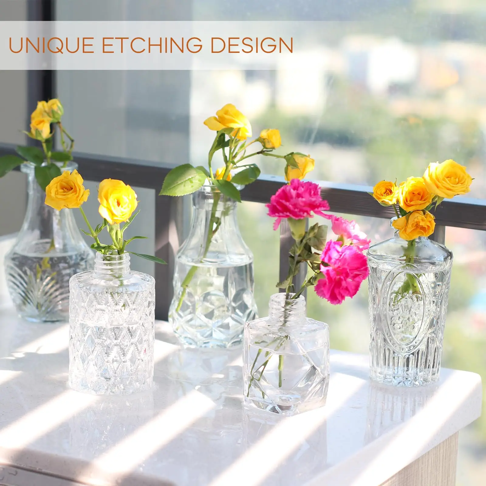 Glass Bud Vases Bulk Centerpieces Mini Glass Vintage Vases For Wedding