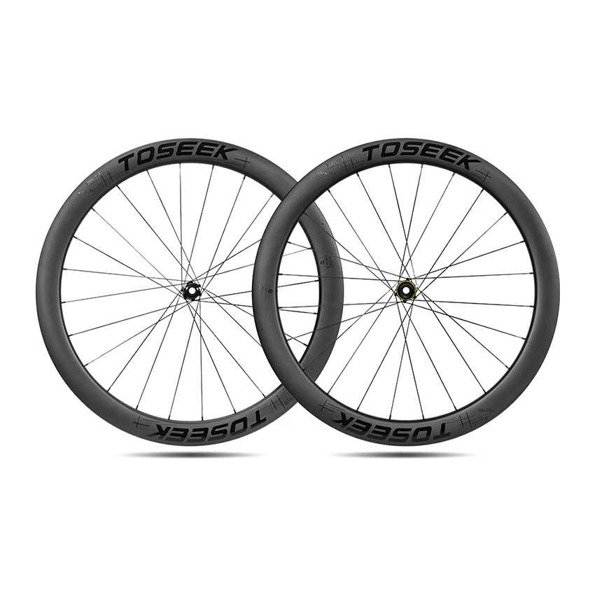 Jeu De Roues Vélo Carbone 700c - Hauteur 28/38mm - Pour Frein En V - Neuf En Emballage - Garantie 3 Ans