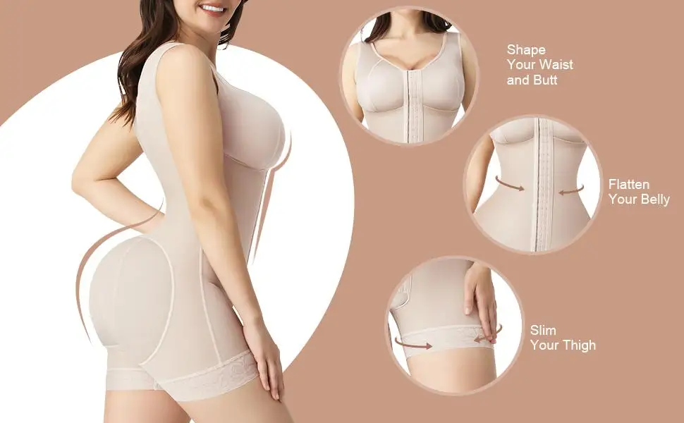 Wholesale compression butt lift tummy control colombianas faja garments