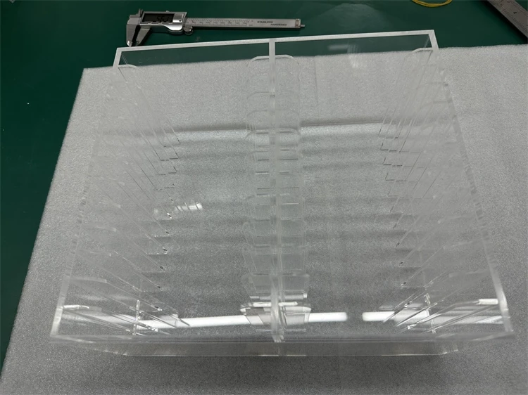 Clear Acrylic CD Shelf Media Storage and Organization Shelf