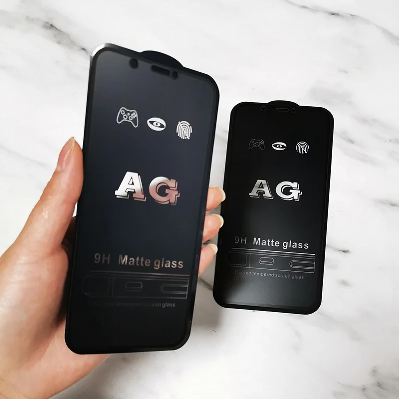 Ricoo 9h Ag Tempered Glass For Iphone 12 Mini 11 Pro X Xs Max Xr Anti Fingerprint Matte Screen Protector Film For I Se2 8 7 6 6s Buy 9h Ag Tempered