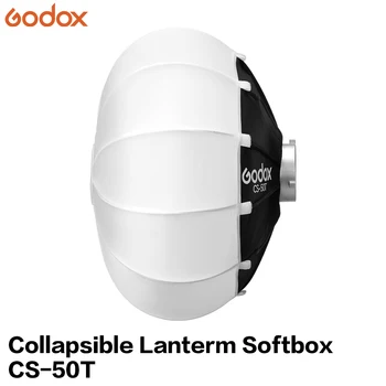 Godox CS-50T 50cm Lantern Quick-install Portable Round Shape Softbox Light for Bowens Mount Studio Flash Live LED Light detail image