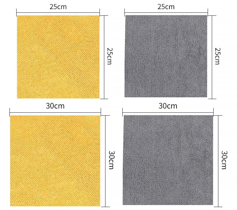 Factory Direct Sales Tear Away Microfiber Roll Cleaning Towels Reusable Washable Cloths for Car and House Cleaning