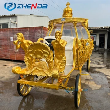 Zhenda Brand Pumpkin Cinderella Carriage - Luxury Sightseeing