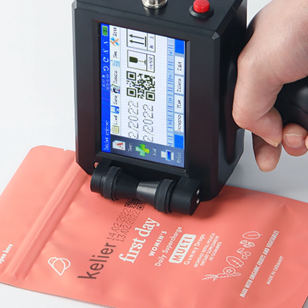 Coding Inkjet Printer Date and Batch Printing Machine Food Packaging Bag Date Code Printer