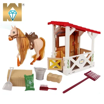 Mini Tool Figurine Farm Plastic Toy Horse House Other Animals Toys Miniature Animals for Children