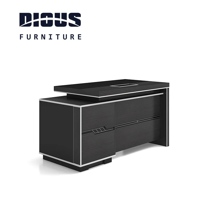 Dious modern hot sale luxury wooden office desk news desk