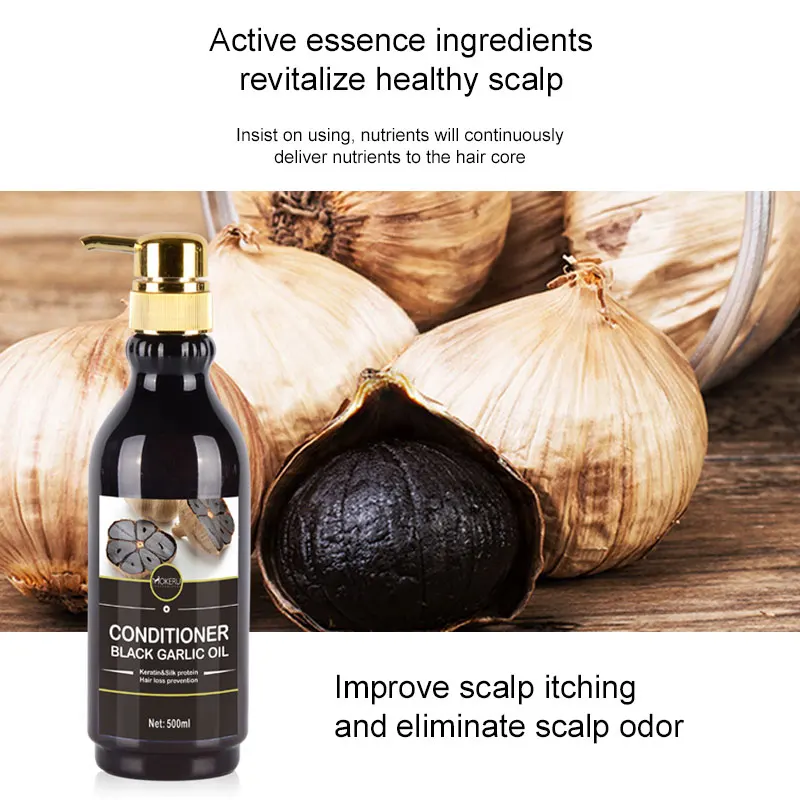 Китайский 500 мл органический травяной натуральный экстракт черного чесночного масла увлажняющий Кондиционер другие продукты против выпадения волос