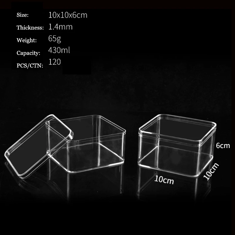 Transparent Clear Small Round Tube Box Packaging Acrylic Favor Candy