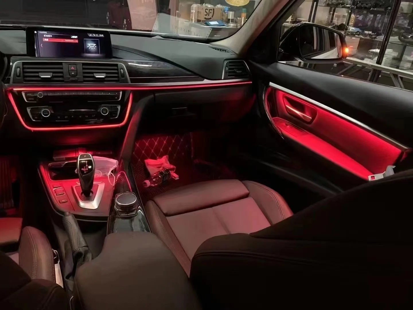 BMW用 アンビエントライト メニュー操作パネル 3シリーズ F30 F31 F34