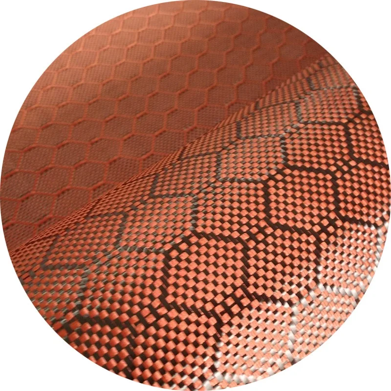 Красивый рулон жаккардовой ткани 3k Wasp Honeycomb