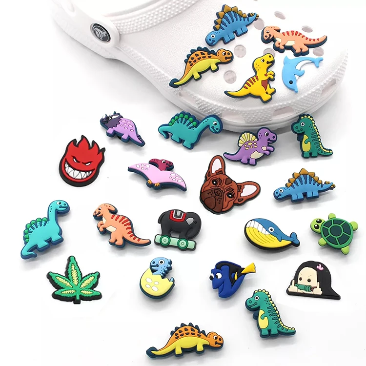 Custom 3D Die-Cut Rubber Clog Charms