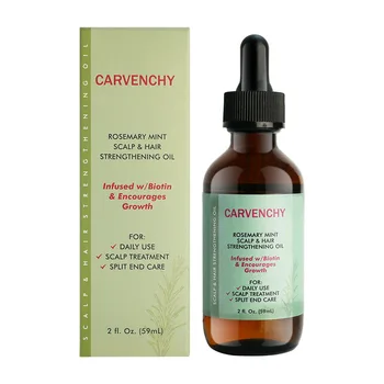 Factory Direct Sale Rosemary Mint Hair Oil Nourish Strengthening Scalp Care Organic Rosemary Oil For Hair Growth