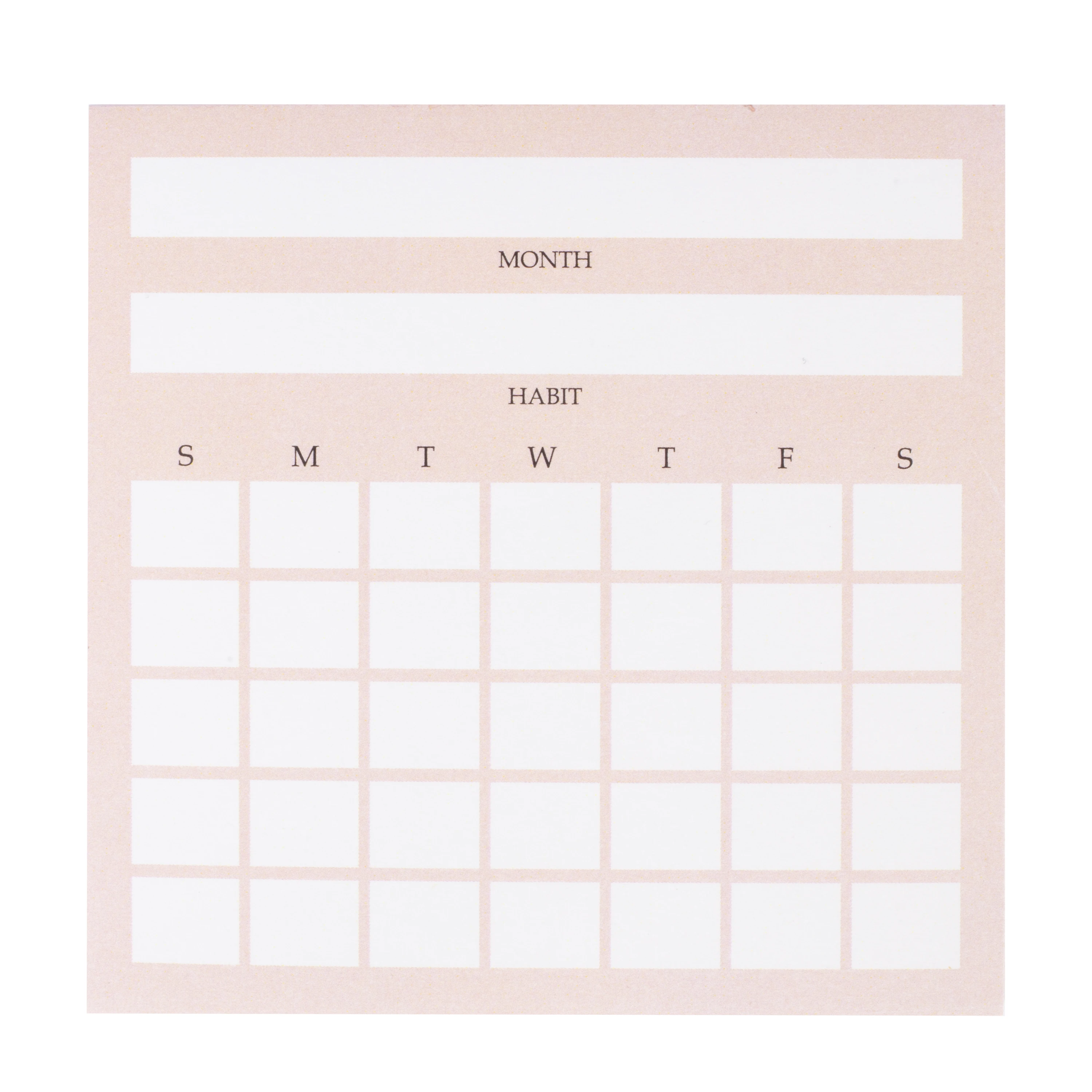 Заводская цена индивидуальная печать календарь планировщик ежемесячный Настольный планер