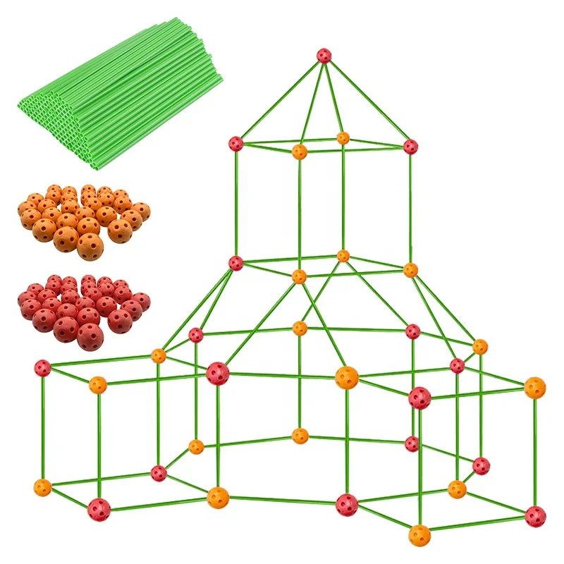 Outdoor Kids Toys Ultimate Air Fort Builder Kids Crazy Fort Building Set on Sale