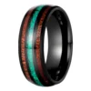 Black - green opal
