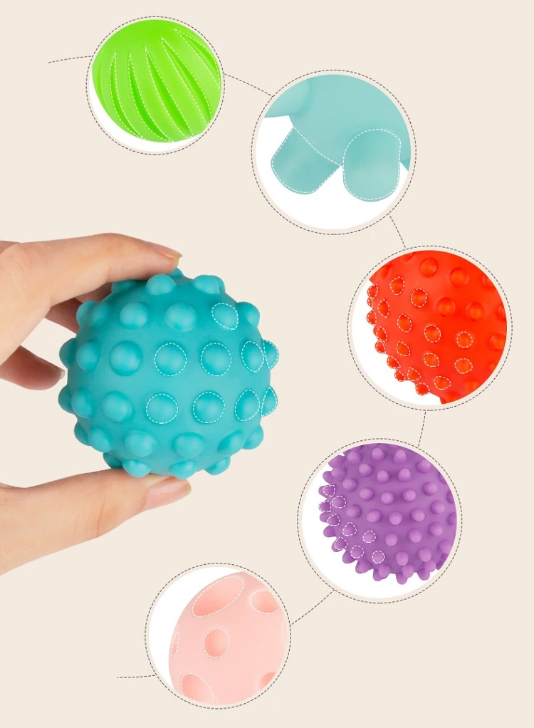 6 Pcs Bathroom Spray Water Ball Children Bath Toys Baby Early Education