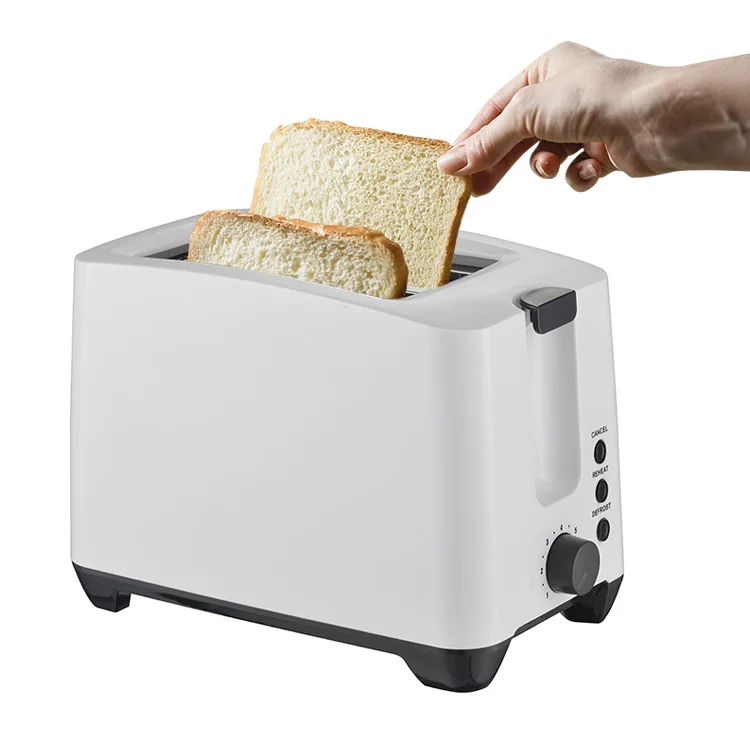 Small Kitchen Appliances Electric Auto Pop Up 2 Slices Retro Toaster