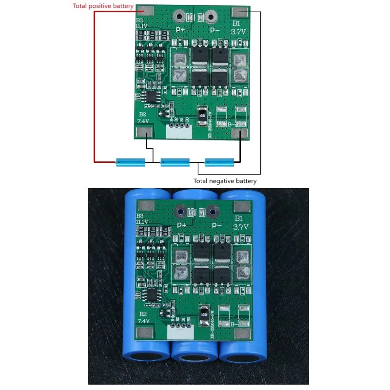 3S BMS for Lithium Ion Cells - Battery Protection Board