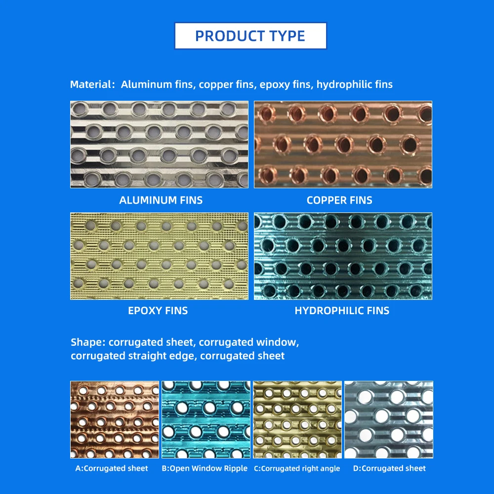 아이디어 다목적 플랫 튜브 핀 열교환기 코일 상업용 에어컨 산업용 냉동 시스템용| Alibaba.com