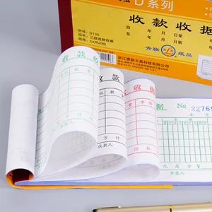 Custom Logo A4 A5 A6 NCR Paper Triplicate Carbonless Receipt Book for Hotels and Restaurants Bill Memo Book Pad