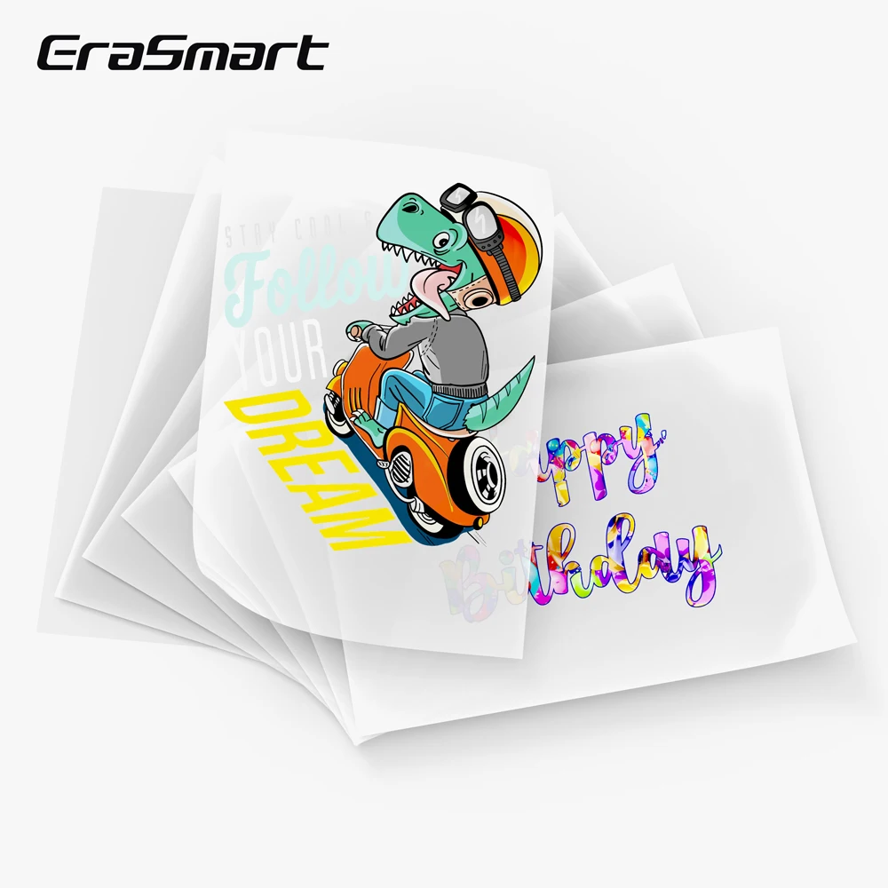 Erasmart DTF пленка дешевая оптовая цена A3/A4/рулон релиз фильма фольги dtg Цифровая передача тепла dtf ПЭТ-пленка для струйного принтера