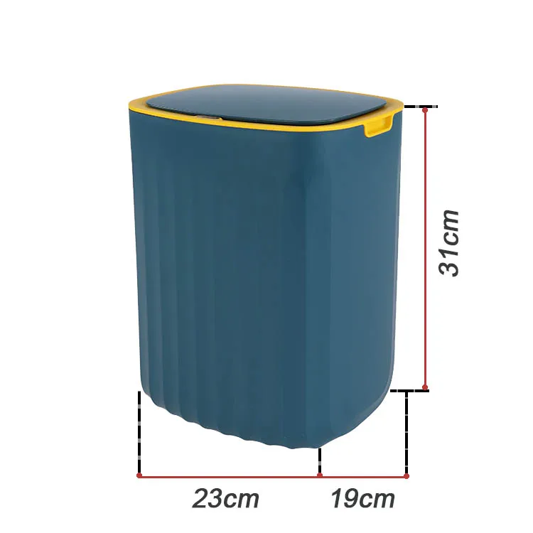 2023 Hot Sales Smart Oval Electric Sensor Bin 10l Automatic Trash Can 